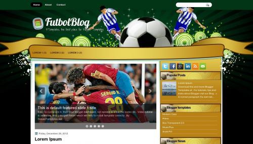 futbolblog-blogger-template
